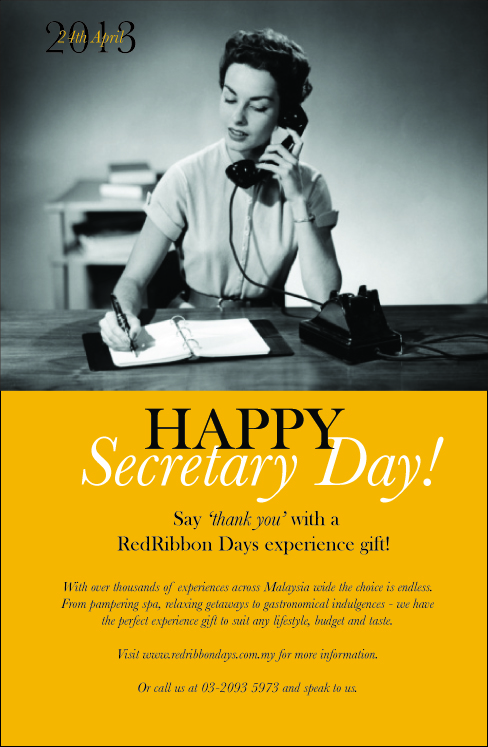 Happy Secretary Day! 